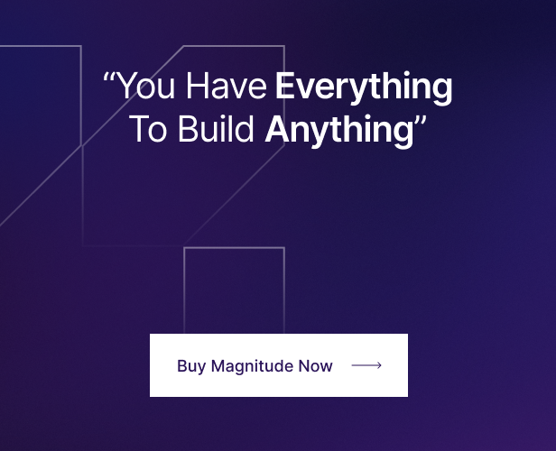 Magnitude – Multi-Purpose Elementor Website & eCommerce Builder WordPress Theme